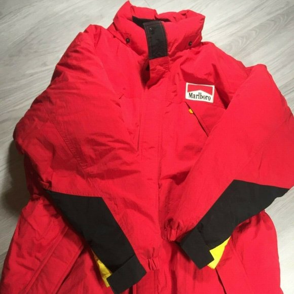 Marlboro Other - Vintage Marlboro Winter Puffer Coat Red Xl
